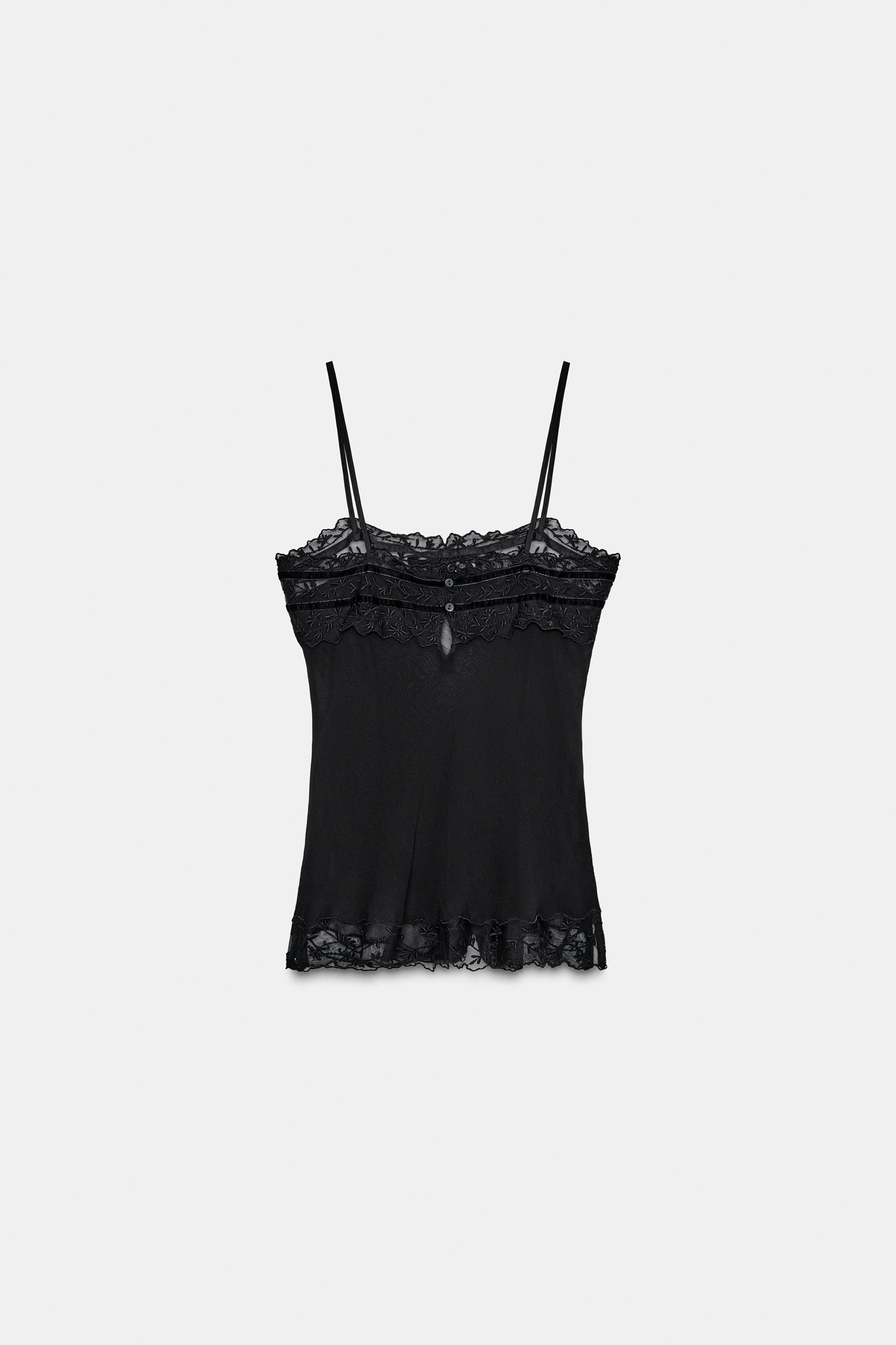 TOP EN CRÊPE GEORGETTE À NŒUDS